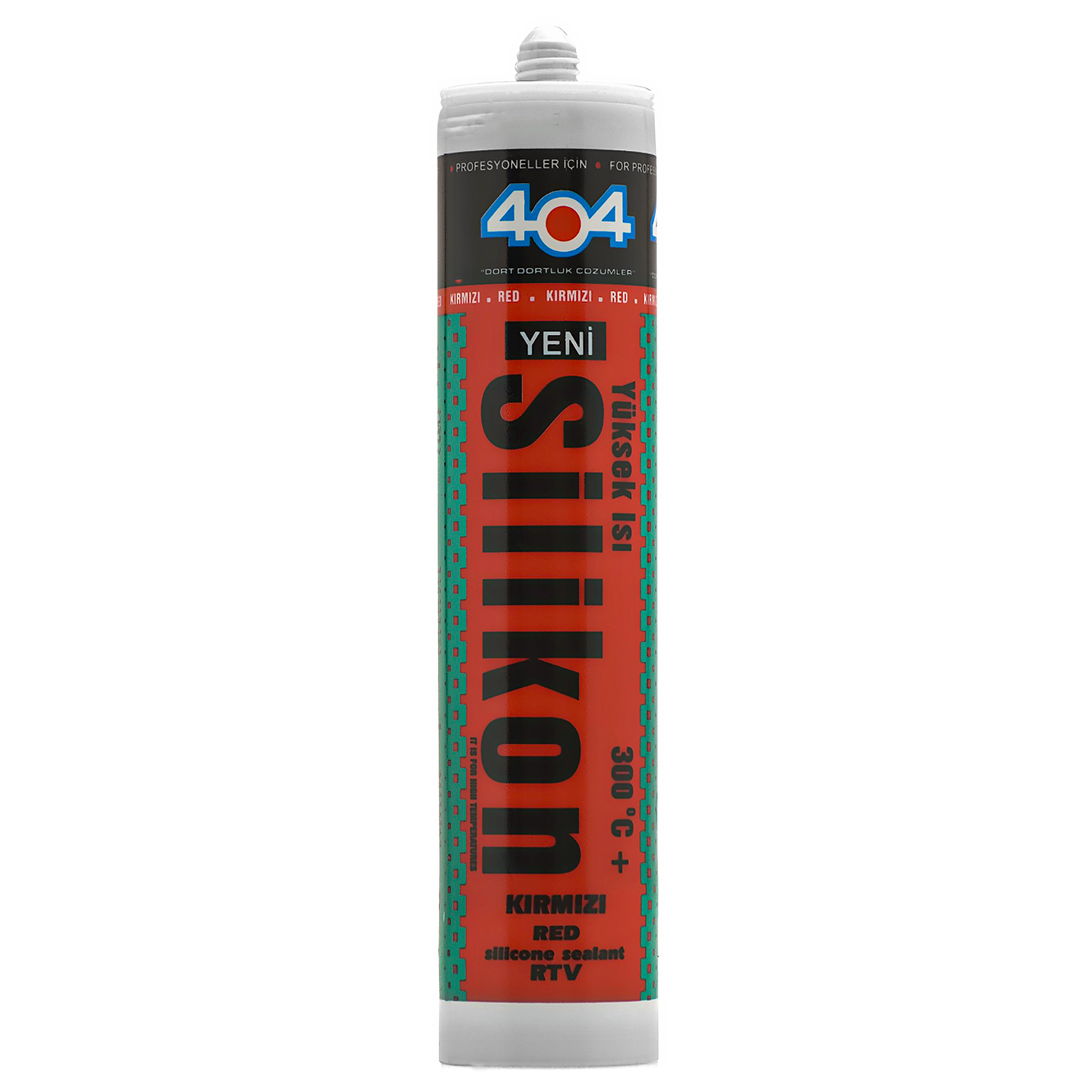404 KIRMIZI ISI SİLİKONU 310 ML. (24 LÜ)